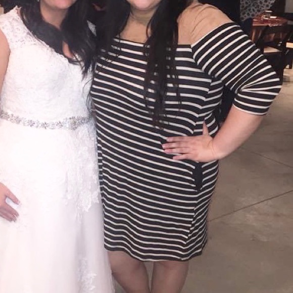 Apt. 9 Dresses & Skirts - Long Sleeved Dress w/ Stripes